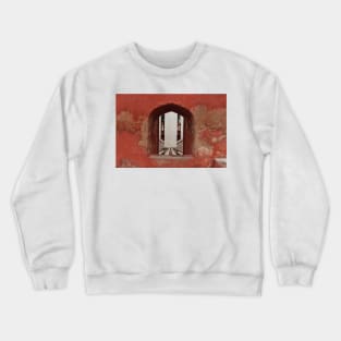 Red window Crewneck Sweatshirt